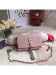 Yves Saint Laurent Monogramme Cross-body Shoulder Bag 8011 pink JH08289ll49